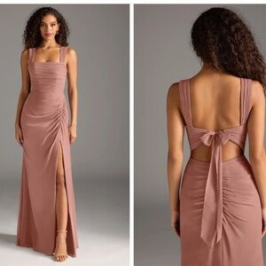 Azazie Jesaphine Dress with Bow Detail